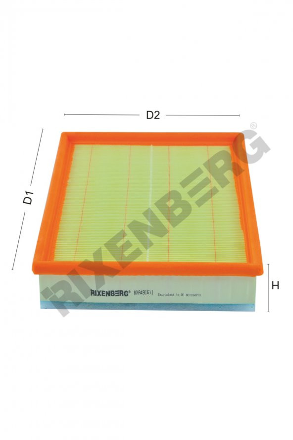 OPEL MERIVA A 1.2- 1.4- 1.7CDTI (2004-2010)  HAVA FİLTRESİ ürün görseli