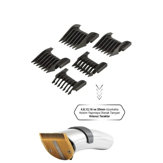 RD-609X Saç Sakal Profesyonel Traş Makinesini - 3