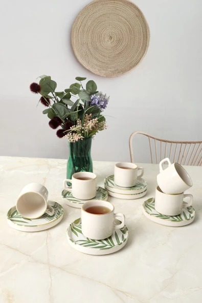 Keramika Forest Stackable Çay Takımı 12 Parça 6 Kişilik 23053-54 - 4