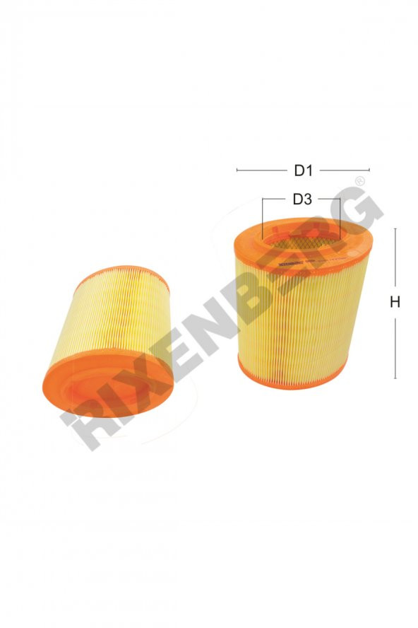 ALFA ROMEO 159 1.8- 1.9JTDM- 2.0JTDM- 2.2JTS- 2.4 (2005-2011)hava filtresi ürün görseli