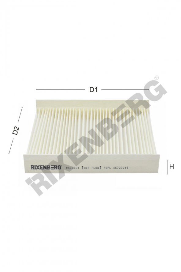 FIAT DOBLO 1.2- 1.3JTD- 1.4- 1.6JTD- 1.9D- 1.9JTD (2001-2010) POLEN FİLTRESİ ürün görseli