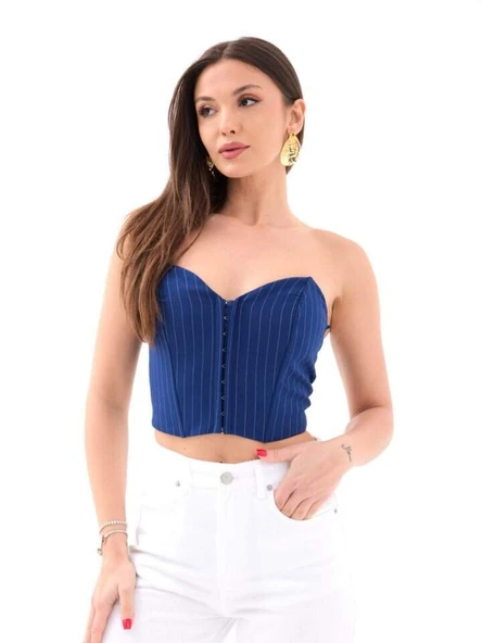 6324 CROP-LACİVERT - 4