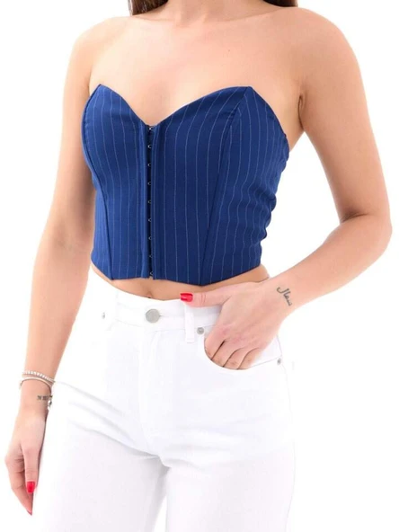 6324 CROP-LACİVERT - 3