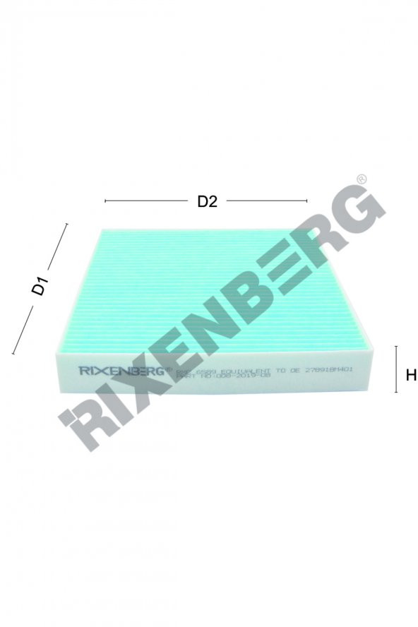 NISSAN ALMERA 1.5- 1.5DCi- 1.6- 1.8- 2.0 (2002>) POLEN FİLTRESİ ürün görseli