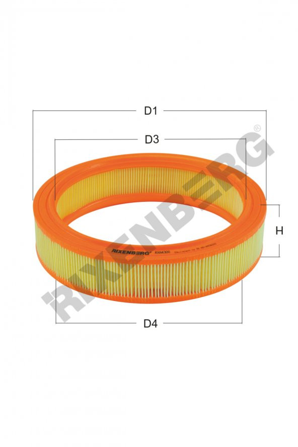 FIAT DOBLO 1.2 (2001>) HAVA FİLTRESİ ürün görseli 1