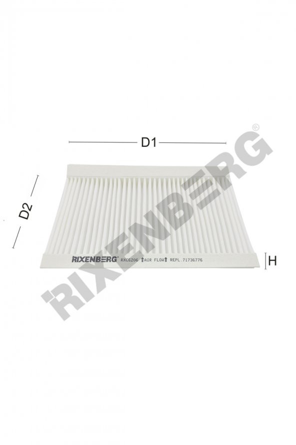 FIAT BRAVO 1.2- 1.4- 1.6- 1.9JTD (2007>) POLEN FİLTRESİ ürün görseli