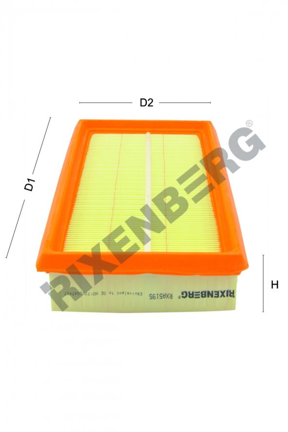 RENAULT KANGOO 1.9D (1997>)  HAVA FİLTRESİ ürün görseli