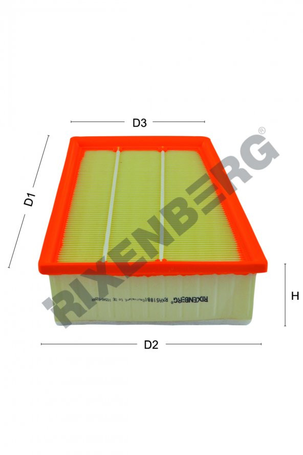 RENAULT ESPACE V 1.6 TCE- 1.6DCi (2015>)  HAVA FİLTRESİ ürün görseli