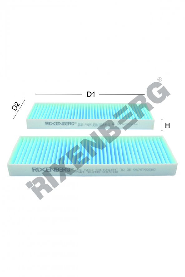 CITROEN C- ELYSEE 1.2 VTI- 1.6 VTI- 1.6 HDI (2013>) POLEN FİLTRESİ ürün görseli