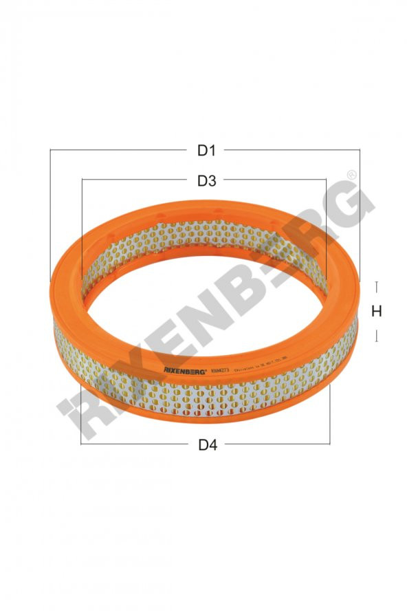 FIAT DKS SLX 1.6i.e (1993>) HAVA FİLTRESİ ürün görseli