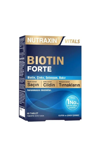 Nutraxin Biotin Forte 60 Tablet - Resim 5