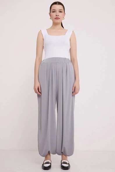 Gri Şalvar Pantolon 6659 - 4