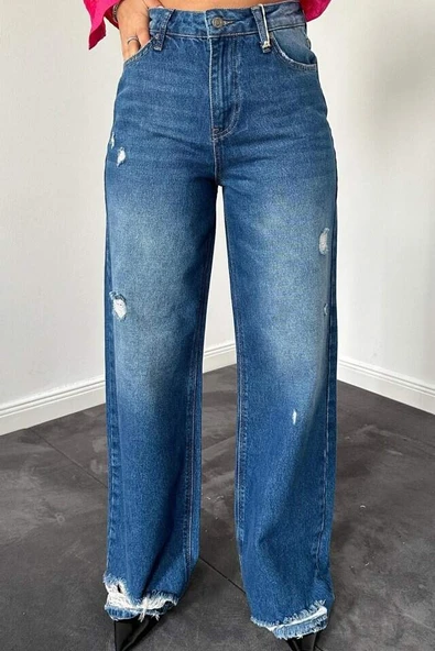 Mavi Palazzo Lazerli Jeans Pantolon - 3