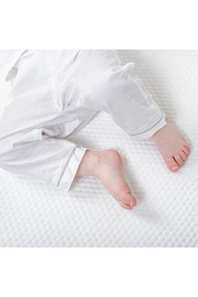 mc.pierobaby Yumuşak Pamuklu Ortopedik Bebek Yatağı Park Beşik Oyun Parkı Yatağı 50 X 80 7cm - Resim 5