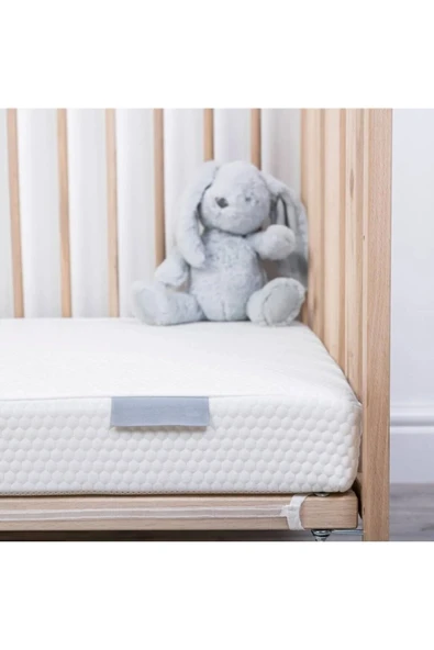 mc.pierobaby Ortopedik %100 Pamuk Cotton Bebek Yatağı Park Beşik Yatağı Mobilya-ahşap Beşik-oyun Park Yatak 10 Cm - Resim 3