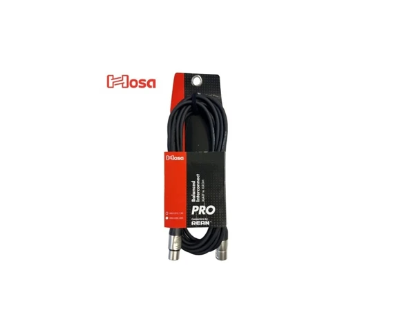 HOSA HXX-015 Pro XLR (F) - XLR (M) Balanslı kablo 5 mt. REAN Konnektör - Resim 6
