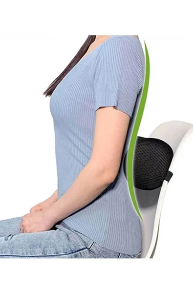 mc.pierobaby Ortopedik Sandalye Yastığı Rulo Bel Destek Minderi Yastığı Uzunluk 31 cm