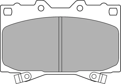DELPHI LP1308 Fren Balatası Toyota Uyumlu LandCruiser 04/98- Ön ürün görseli 1