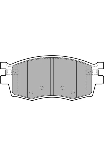 DELPHI LP1951 Fren Balatası Ön Accent Era 07-11 İ20 09- / Rio II 05- ürün görseli 1