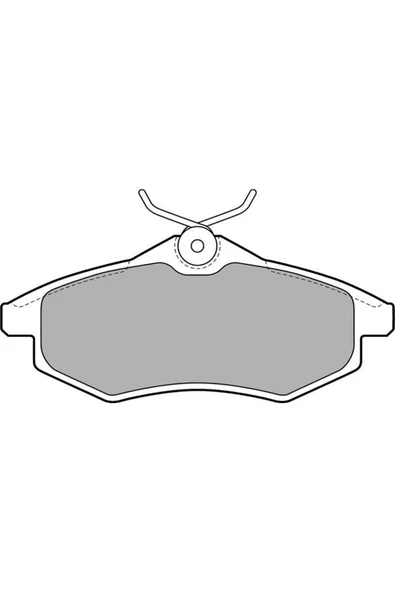 DELPHI LP1716 Fren Balatası Ön C2 02- C3 02- ürün görseli 1