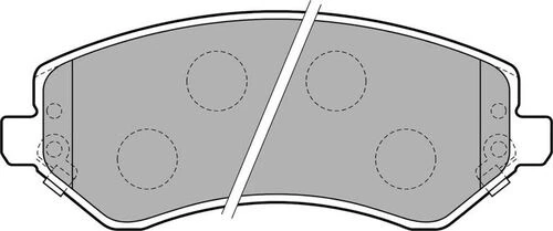 DELPHI LP1773 Fren Balatası Ön Cherokee 01-08 / Voyager 00-08 ürün görseli 1