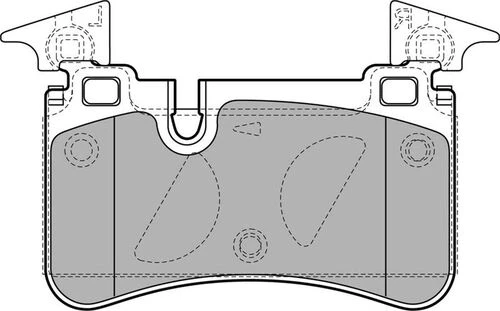DELPHI LP2151 Fren Balatası Arka Mercedes Cls63 01/05 ürün görseli 1