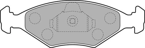 DELPHI LP1854 Fren Balatası Ön Palio 1.4 Siena ürün görseli 1