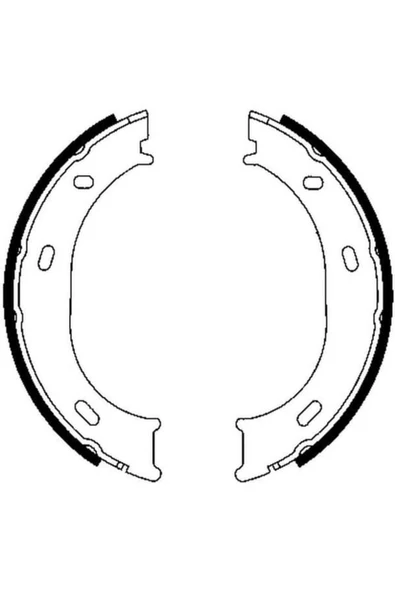 DELPHI LS1905 El Fren Balatası Lt35 96-06 / Sprinter 96-06 Tek Teker 160X40 ürün görseli 1