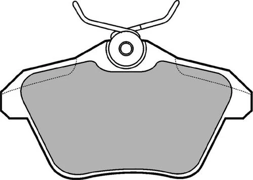 DELPHI LP1018 Fren Balatası Arka Kappa 94- / 156 97- 164 92- 166 98- ürün görseli 1