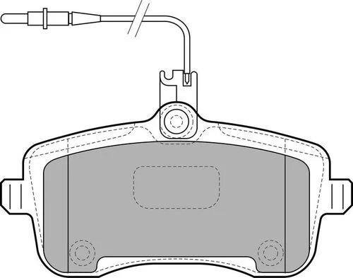 DELPHI LP1890 Fren Balatası Ön Fişli 407 04- ürün görseli 1