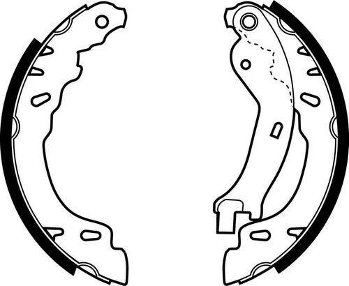 DELPHI LS1971 ARKA PABUC BALATA FIAT 500 1.2-1.3D (07-09- PANDA ürün görseli 1