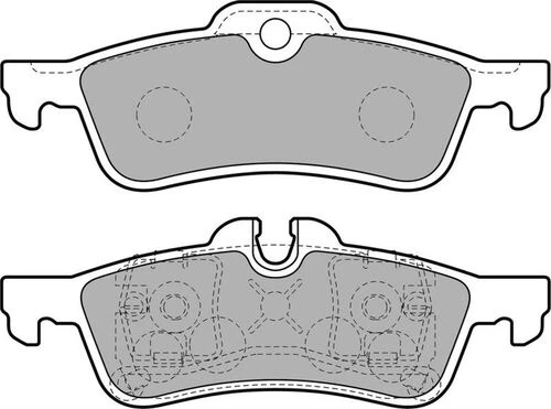 DELPHI LP1912 Fren Balatası Arka Convertıble One - John Cooper Works R52 Cooper S R50 R53 One R50 R53 ürün görseli