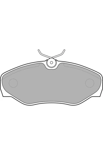 DELPHI LP1695 Fren Balatası Ön Espace III 96- Trafic II 01- / Vivaro A 01- / Prımastar 02- ürün görseli 1