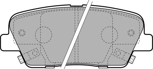 Delphi Lp2202 Fren Balatası Arka Kia Sorento 11 09 583022pa70