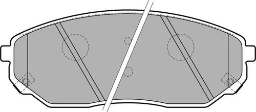 DELPHI LP1849 Fren Balatası Ön Sorento 02-10 ürün görseli 1