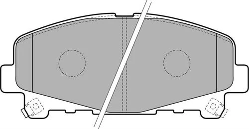 Delphi Lp2166 Fren Balatası Ön Honda Accord 06 08 45022tl0g51 ürün görseli 1