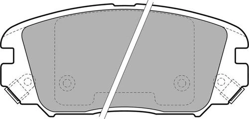 DELPHI LP1974 Fren Balatası Ön Sonata 05- Tucson 04- Grandeur 06-11 / Magentıs Opırus 03- Sportage 04- ürün görseli 1