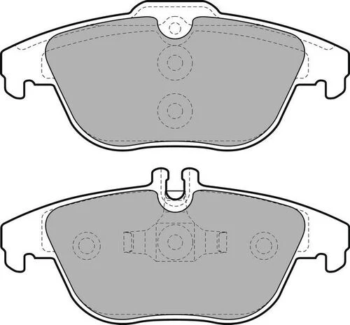Delphi Lp2029 Fren Balatası Arka X204 08-15 W204 07-14 S204 07-14 C207 11-16 A207 10-15 64206120 ürün görseli 1