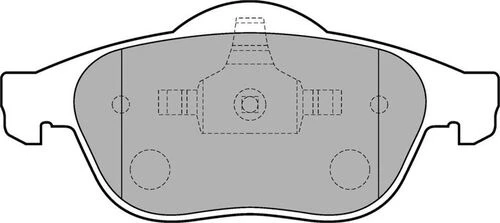 DELPHI LP1708 Fren Balatası Ön Laguna II 01- Scenic I 96- Espace IV 02- 300Mm ürün görseli 1