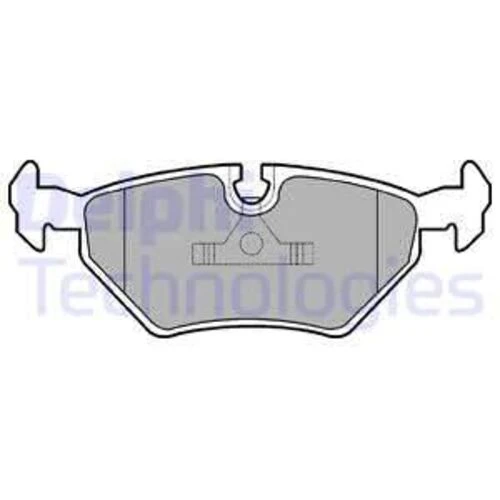 DELPHI LP555 Fren Balatası Arka Bmw 3 E30 E36 87-98 Bmw 5 E34 82-97 Bmw 7 E32 Bmw 7 E32 86-94 Bmw Z3 E36 95-05