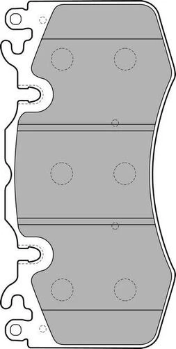 Delphi Lp2187 Fren Balatası Ön Range Rover 13-range Rover Sport 14- Ah422k021ca ürün görseli 1