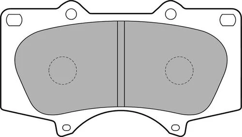 DELPHI LP1782 Fren Balatası Ön LandCruiser 98- Hı-Lux 09-12 / Pajero 07-12 ürün görseli 1