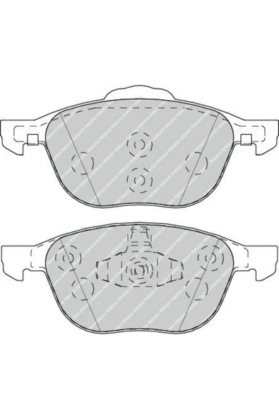 FDB4319 Fren Balatası Ön Transit Tourneo Connect 13- Cmax II 11- 155.1×58.4 66.90 ürün görseli 1