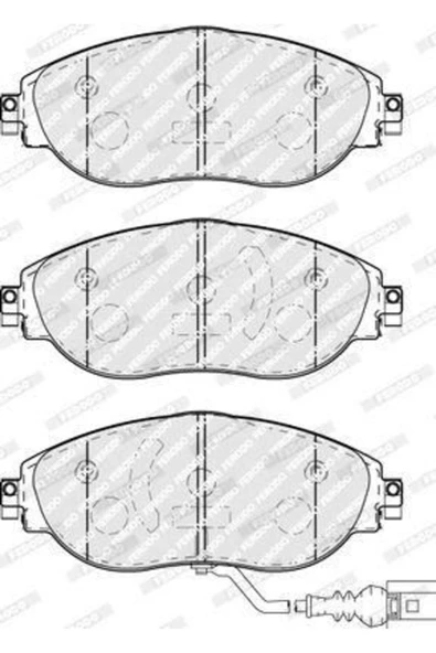 FDB5096 Ön Balata A3 12- Leon 15-Octavia 14-Superb 15-Golf VIII Passat 14-Tiguan 16- ürün görseli 1