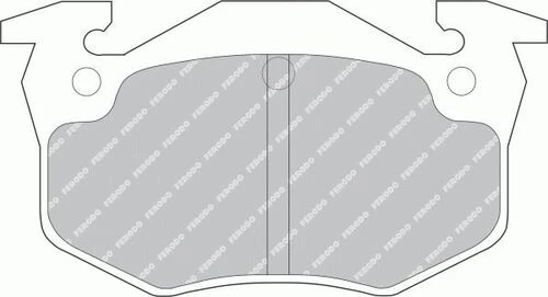 FERODO FDB558 Fren Balatası Arka CLIO I 90- CLIO II Megane I 95- / 106 II 96- 205 83- 206 98- 309 / Zx 91- Saxo 96- Xsara 97-