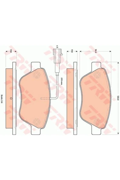 Fiat Linea-bıpper-nemo 2010-1.3jtd Ön Balata Marka ürün görseli 1