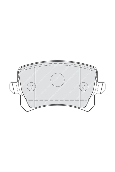 Fren Balatasi Arka Passat B7 10> Sharan 10> Tiguan 07> A6 01> Q3 11> Alhambra 10> Takım ürün görseli 1