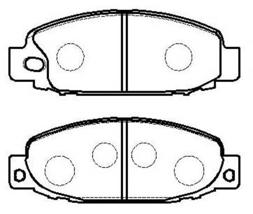 IOTO 10603-30202 Fren Balata Takımı Ön Şimli Canter Fe519 ürün görseli 1