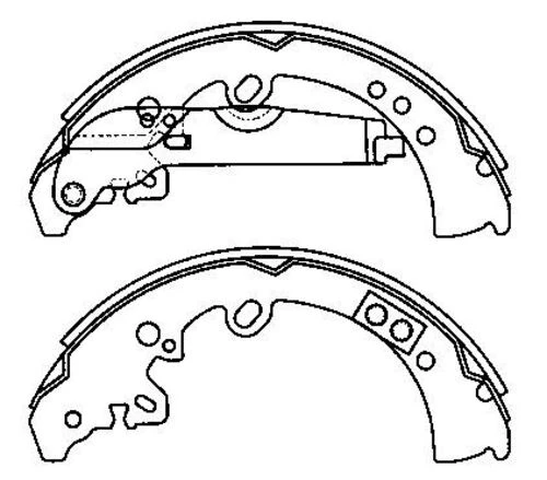 Ioto -10104-30207 Fren Balata Takımı Arka Kampana Hilux Vigo 4x4 2005-2015/ Hilux Vigo 2.4d 16v 2016- 044950k050 ürün görseli 1