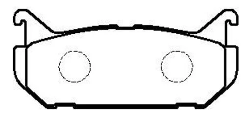 IOTO 10802-30202 Fren Balata Takımı Arka Şimli 626 1.8/2.0 1992-1997 ürün görseli 1